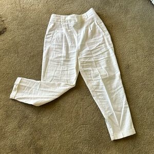 Linen pants from Anthropologie.